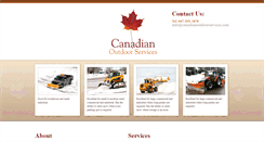 Desktop Screenshot of canadianoutdoorservices.com